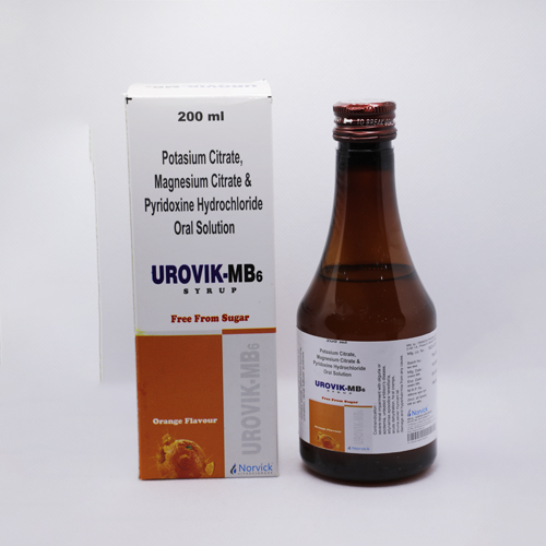 UROVICK-MB6 (Sugar Free) Syrup